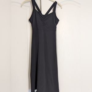 Prana black mini dress